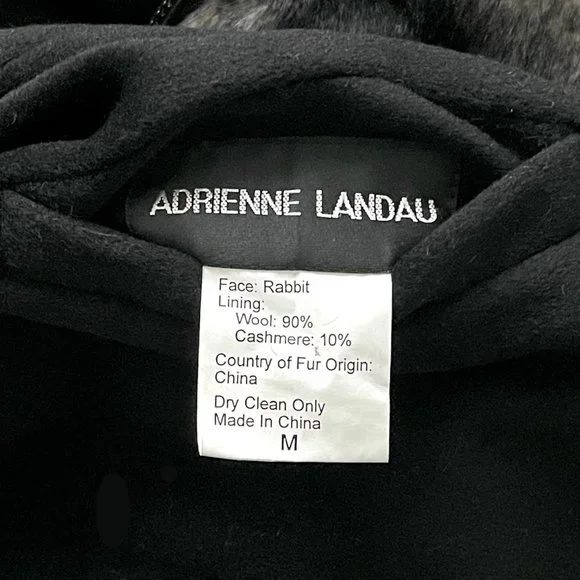 Adrienne Landau Luxurious Rabbit Fur and Cashmere Reversible Vest - Picture 9 of 13